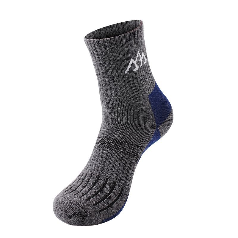 SANTO Mountain Long-barreled Thick Hiking Socks Warm Winter Men Quick-drying Socks Ankle Socks